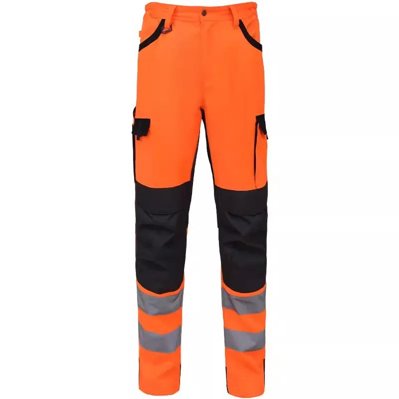 Hi Vis Work Clothes Working Suit for Man Mechanic 3 in 1 Winter Reflective Jacket Men for Work with Detachable Cotton Linner