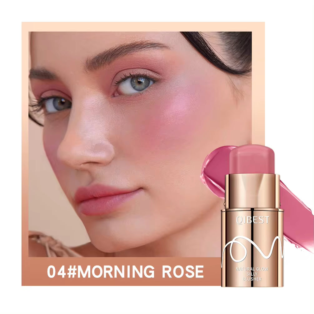 Lipstick Blush Stick 3-In-1 Eyes Cheek and Lip Tint Buildable Waterproof Lightweight Cream Multi Stick Makeup for Women