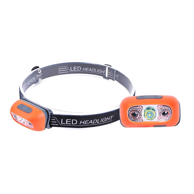 Strong Light Headlamp Mini Led Night Fishing Powerful Torch Head Lamp Outdoor Waterproof Camping Portable LED Sensor Headlamps