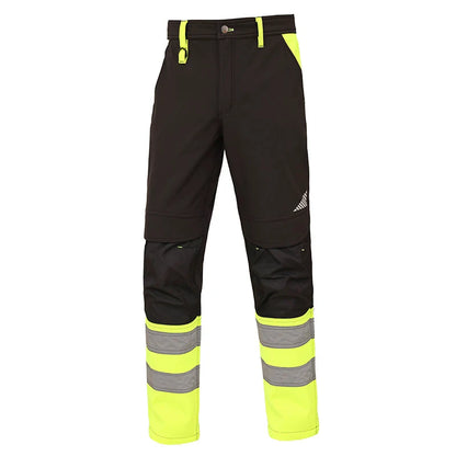 Hi Vis Work Clothes Working Suit for Man Mechanic 3 in 1 Winter Reflective Jacket Men for Work with Detachable Cotton Linner